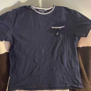 Nautica Scoop Neck Navy TShirt